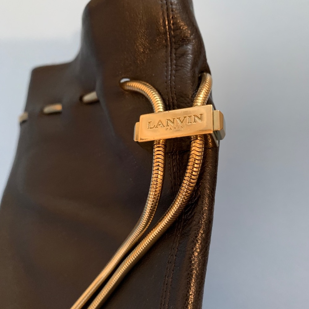 Lanvin leather knee high boots